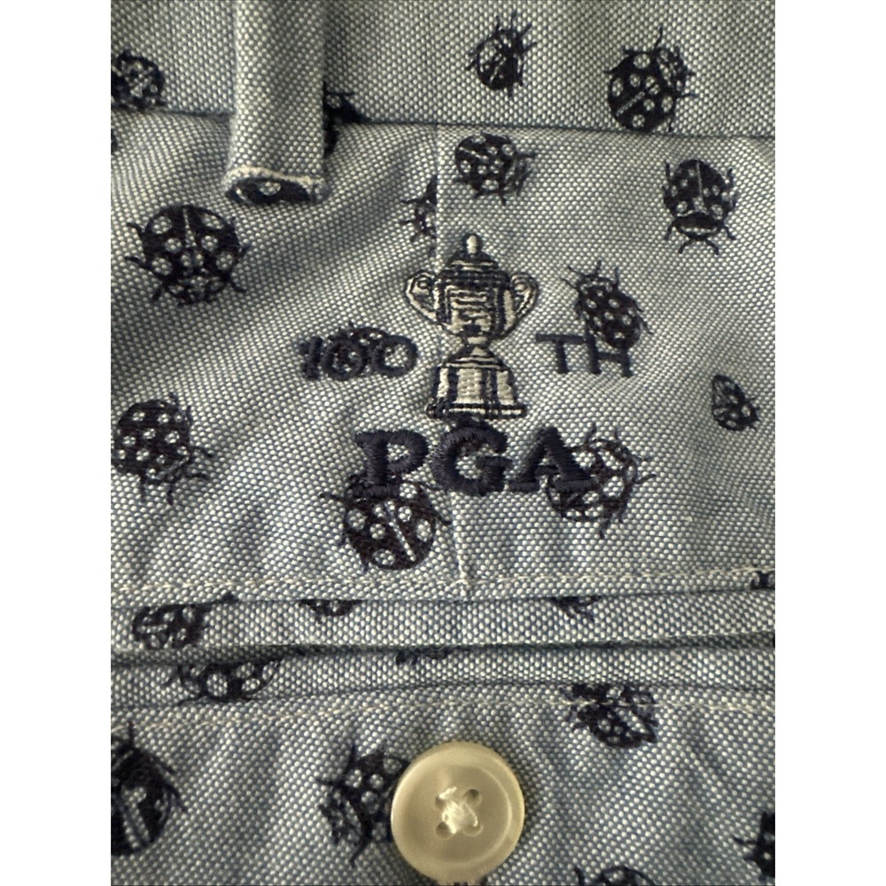 Polo Golf Ralph Lauren 100th PGA Championship Ladybug Shorts Mens 36 Blue